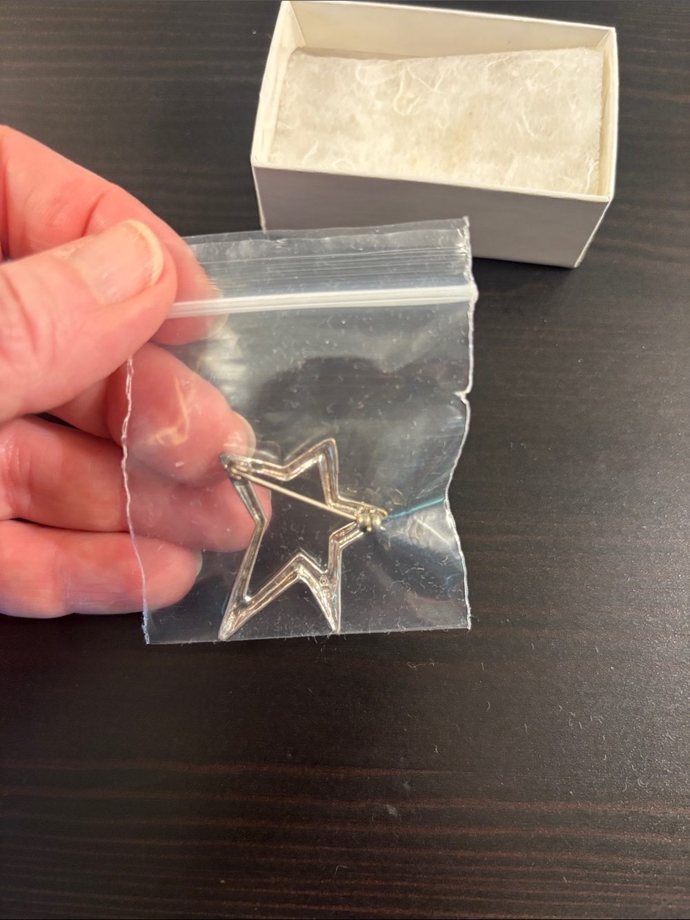 Silver Star Pin - Picture 3 of 5